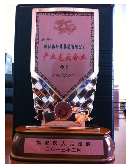 2014年2月28日，海外海集團有限公司被拱墅區(qū)人民政府授予“產(chǎn)業(yè)龍頭企業(yè)”稱